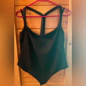 Free People black XL bodysuit NWT